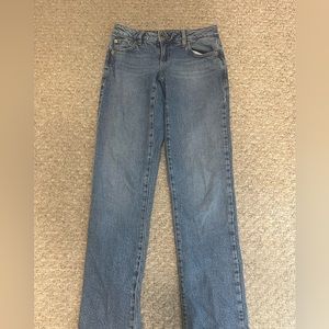 Garage low rise straight jeans